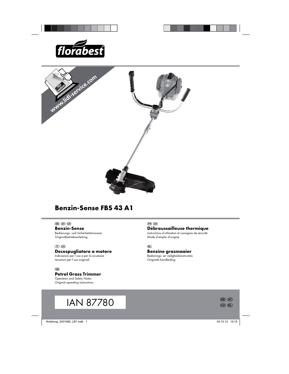 Florabest FBS 43 A1 User Manual | 90 pages