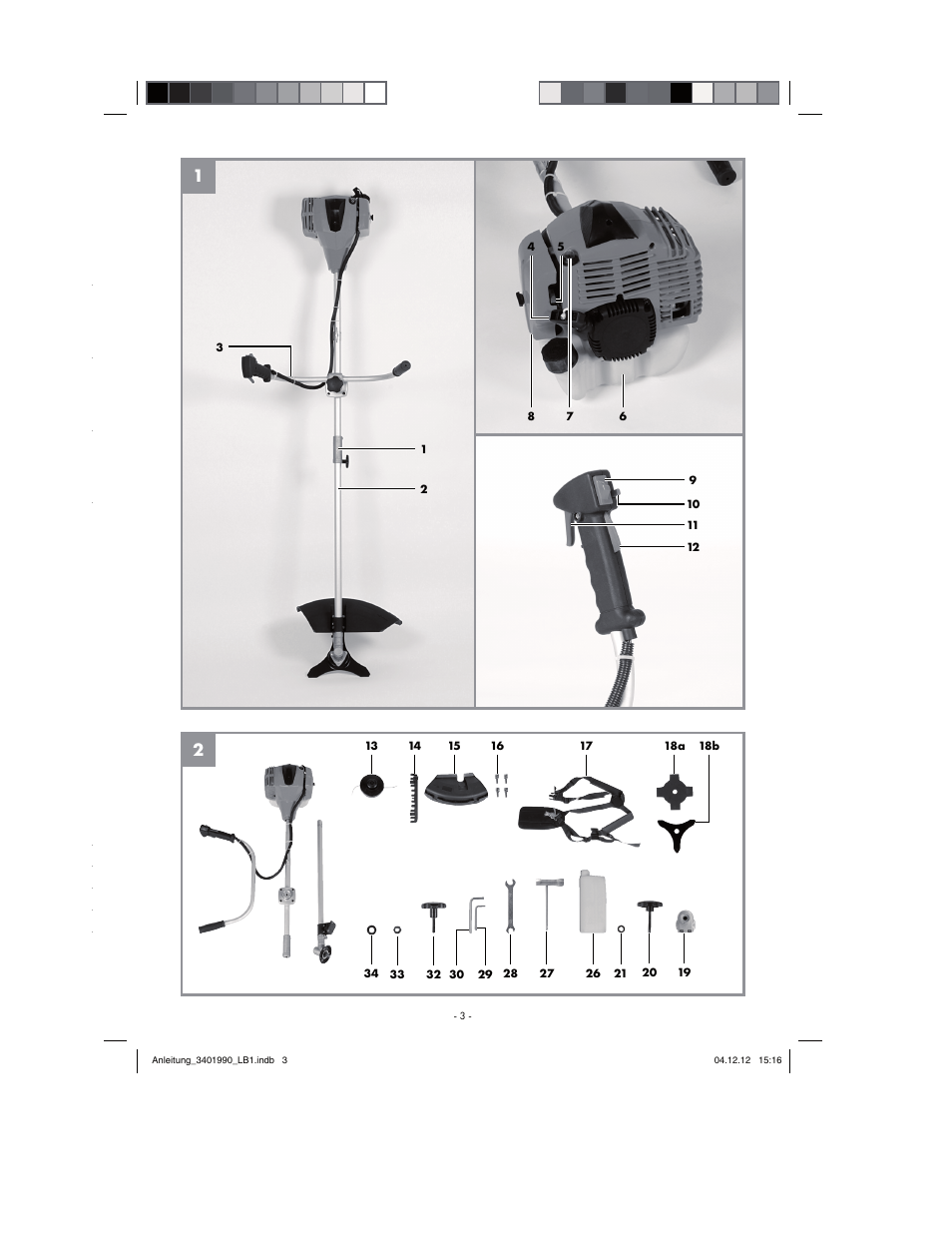 Florabest FBS 43 A1 User Manual | Page 3 / 90