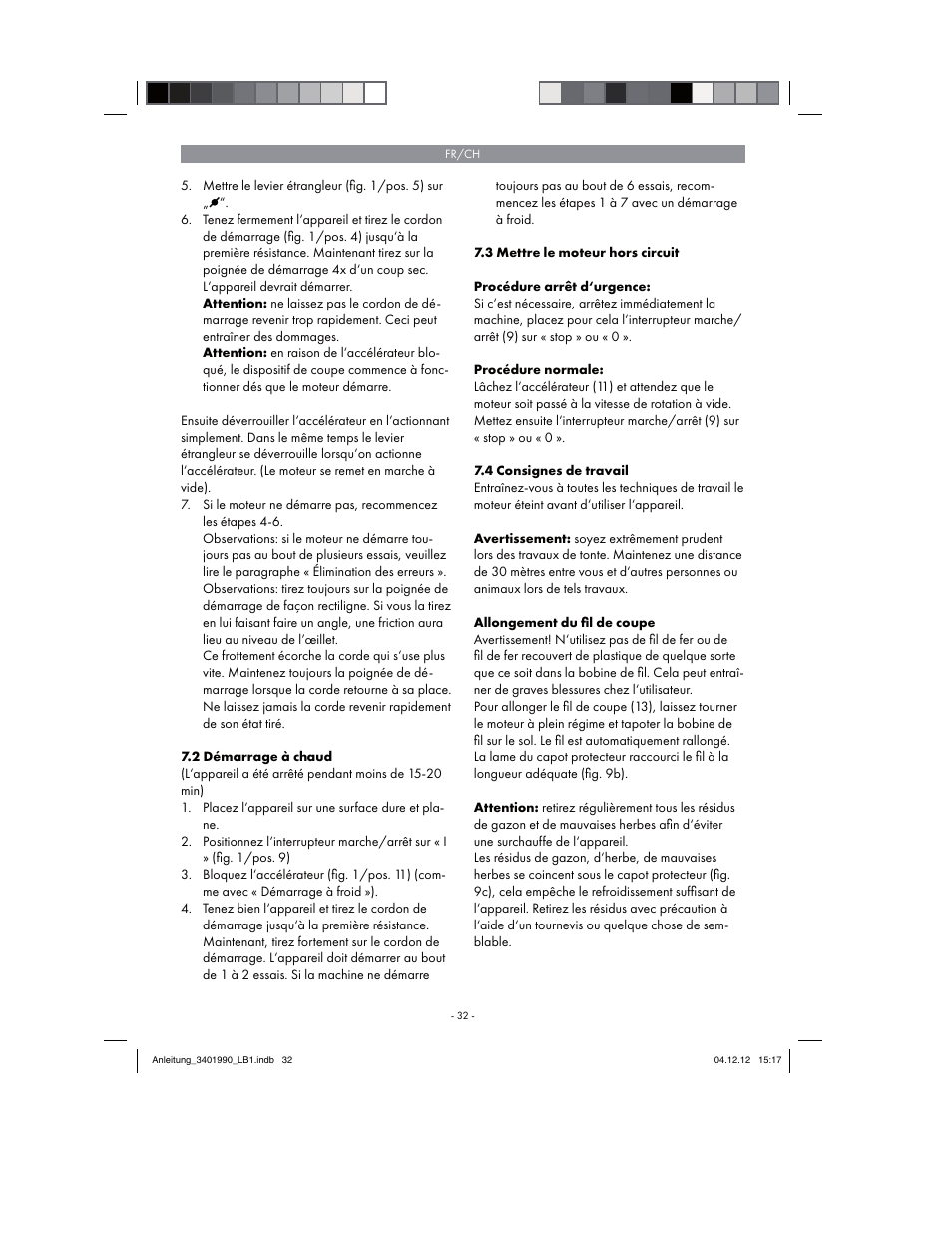 Florabest FBS 43 A1 User Manual | Page 32 / 90