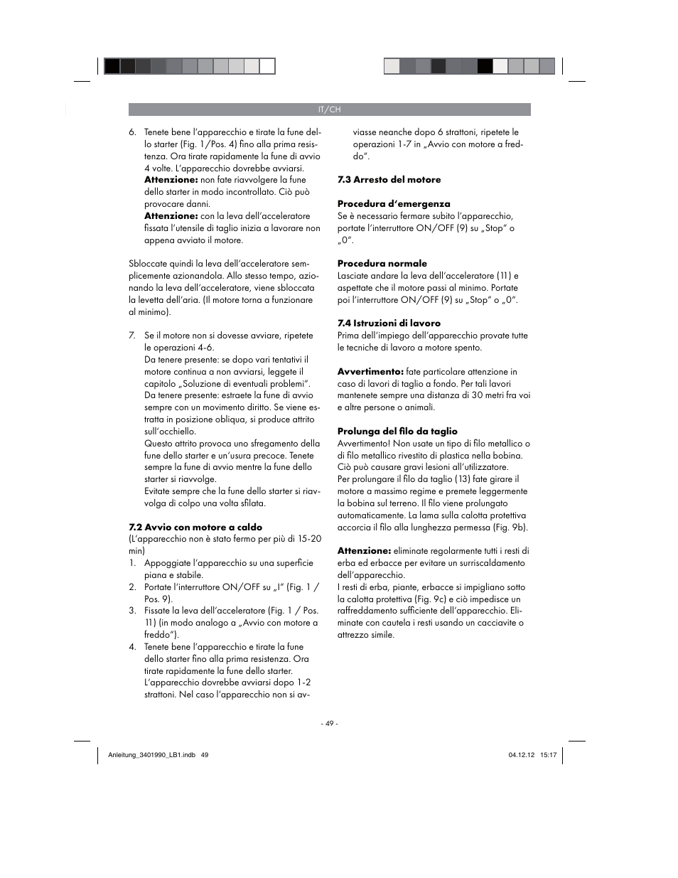 Florabest FBS 43 A1 User Manual | Page 49 / 90
