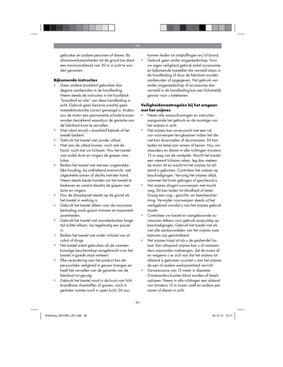 Florabest FBS 43 A1 User Manual | Page 60 / 90