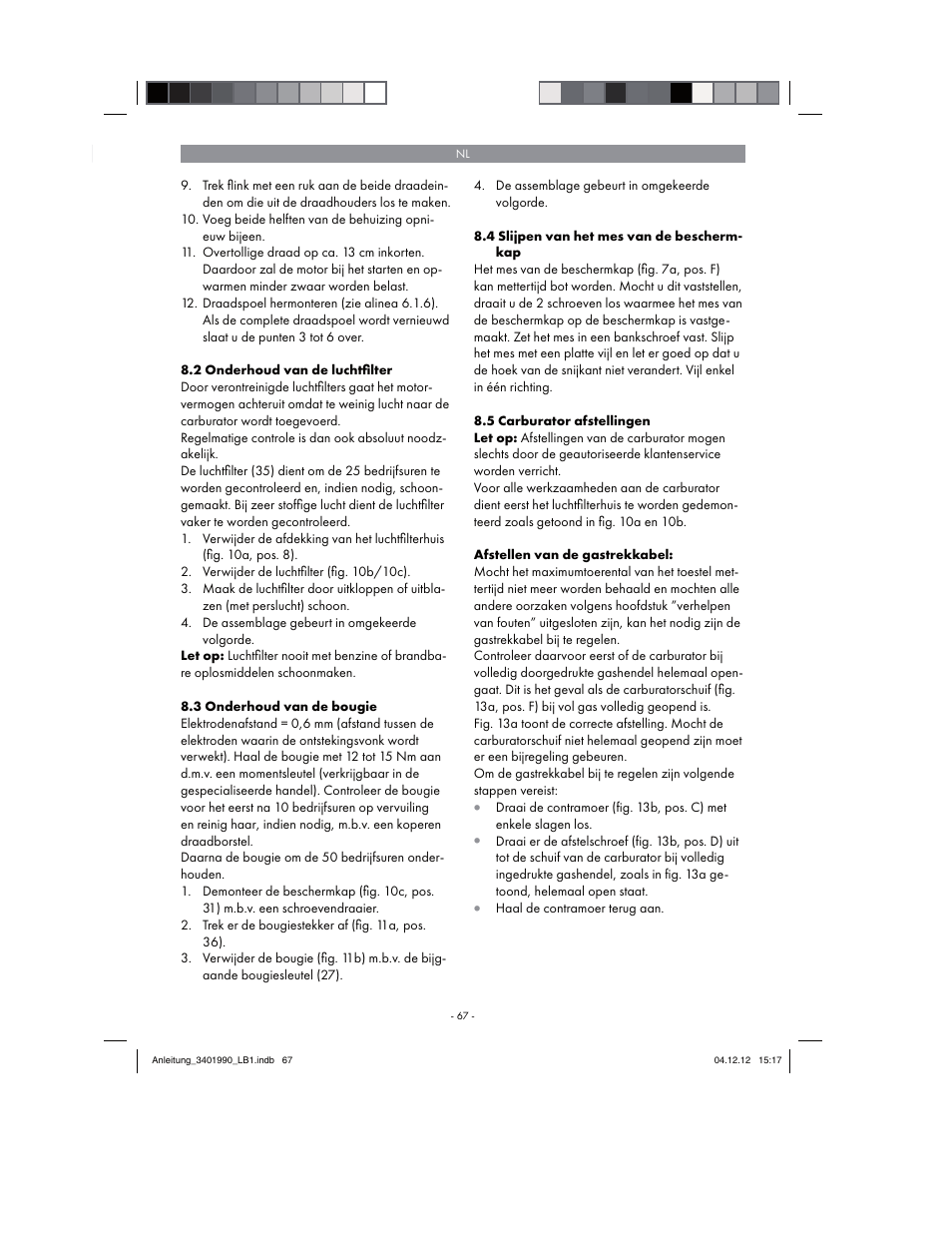 Florabest FBS 43 A1 User Manual | Page 67 / 90
