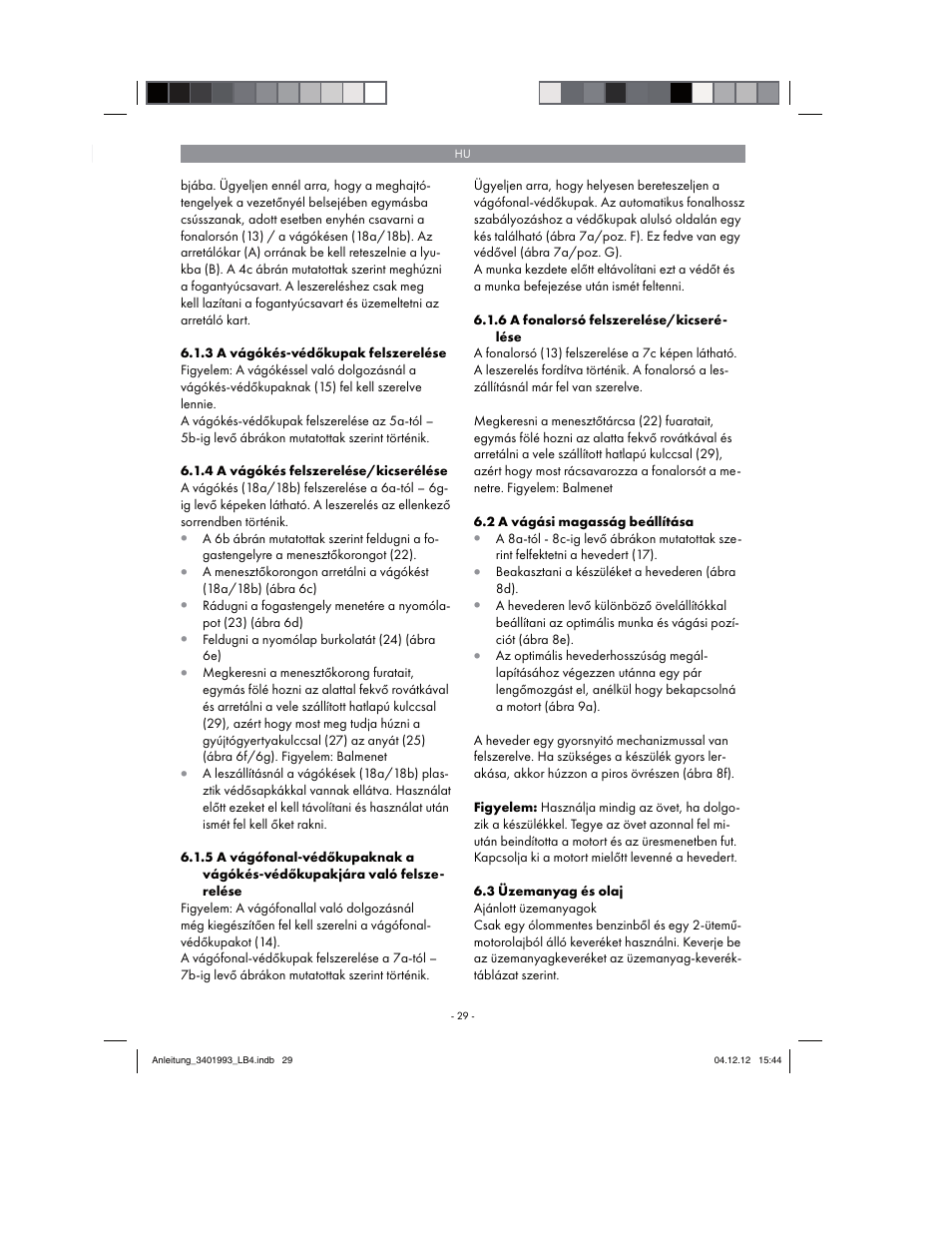 Florabest FBS 43 A1 User Manual | Page 29 / 122