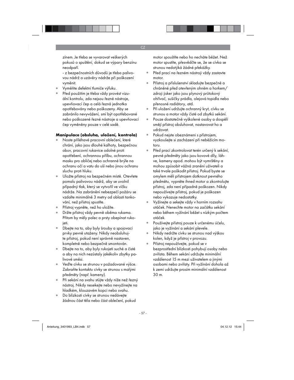 Florabest FBS 43 A1 User Manual | Page 57 / 122