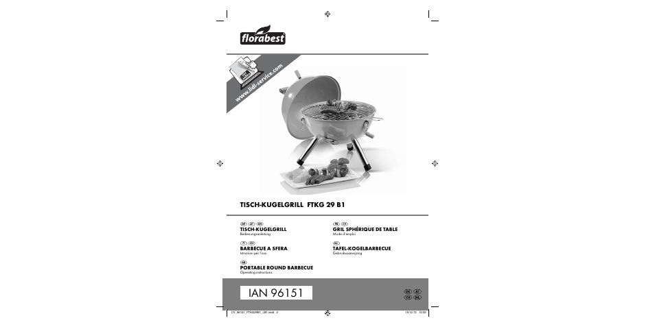 Florabest FTKG 29 B1 User Manual | 64 pages
