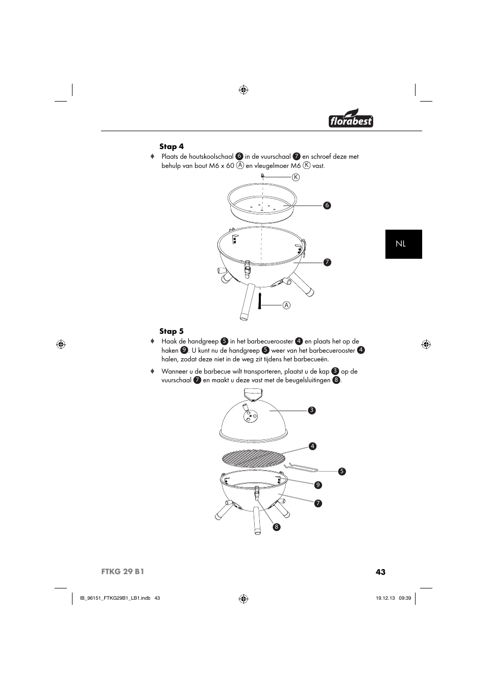 Florabest FTKG 29 B1 User Manual | Page 46 / 64