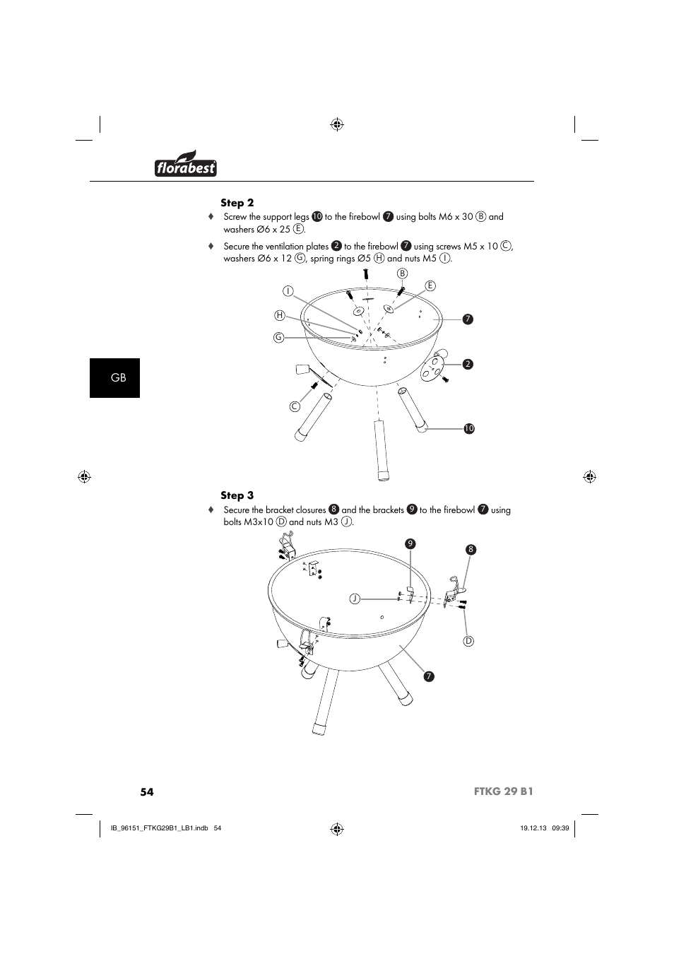 Florabest FTKG 29 B1 User Manual | Page 57 / 64