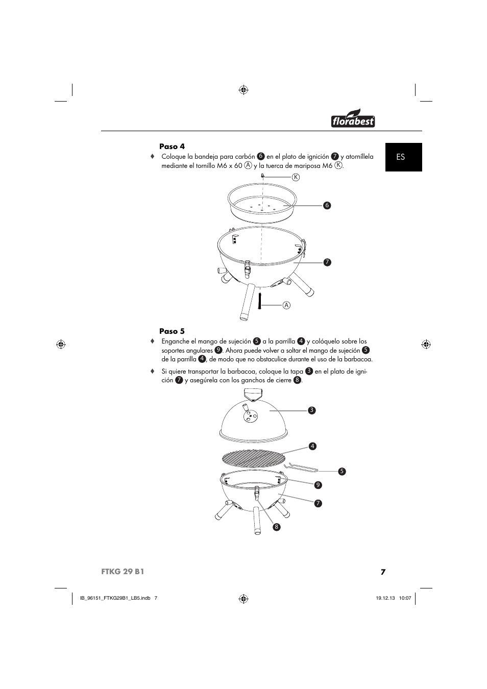 Florabest FTKG 29 B1 User Manual | Page 10 / 52