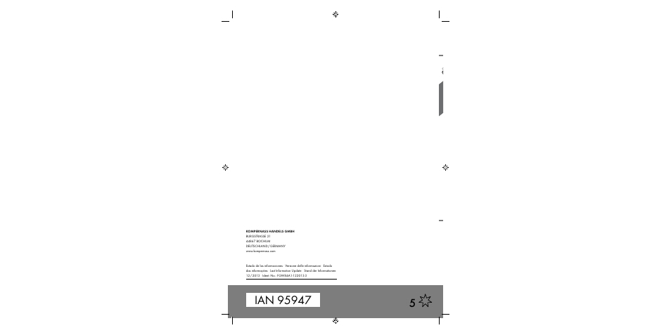 Florabest FGW 84 A1 User Manual | Page 64 / 64