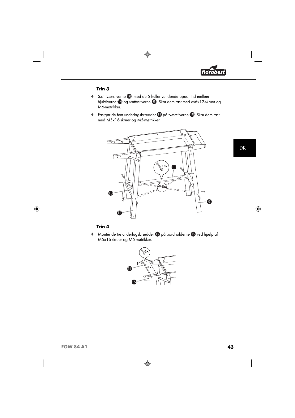Florabest FGW 84 A1 User Manual | Page 46 / 88