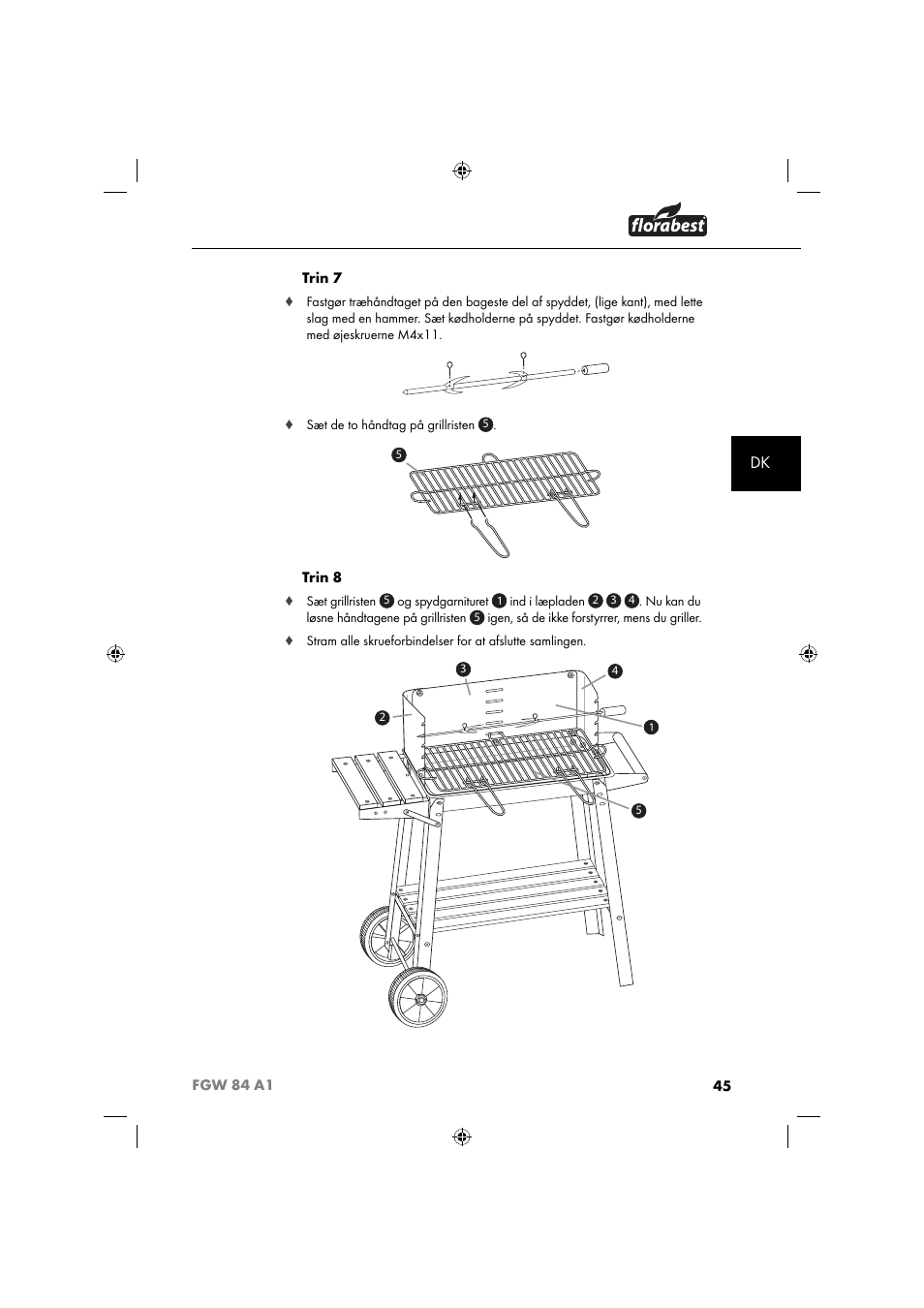Florabest FGW 84 A1 User Manual | Page 48 / 88