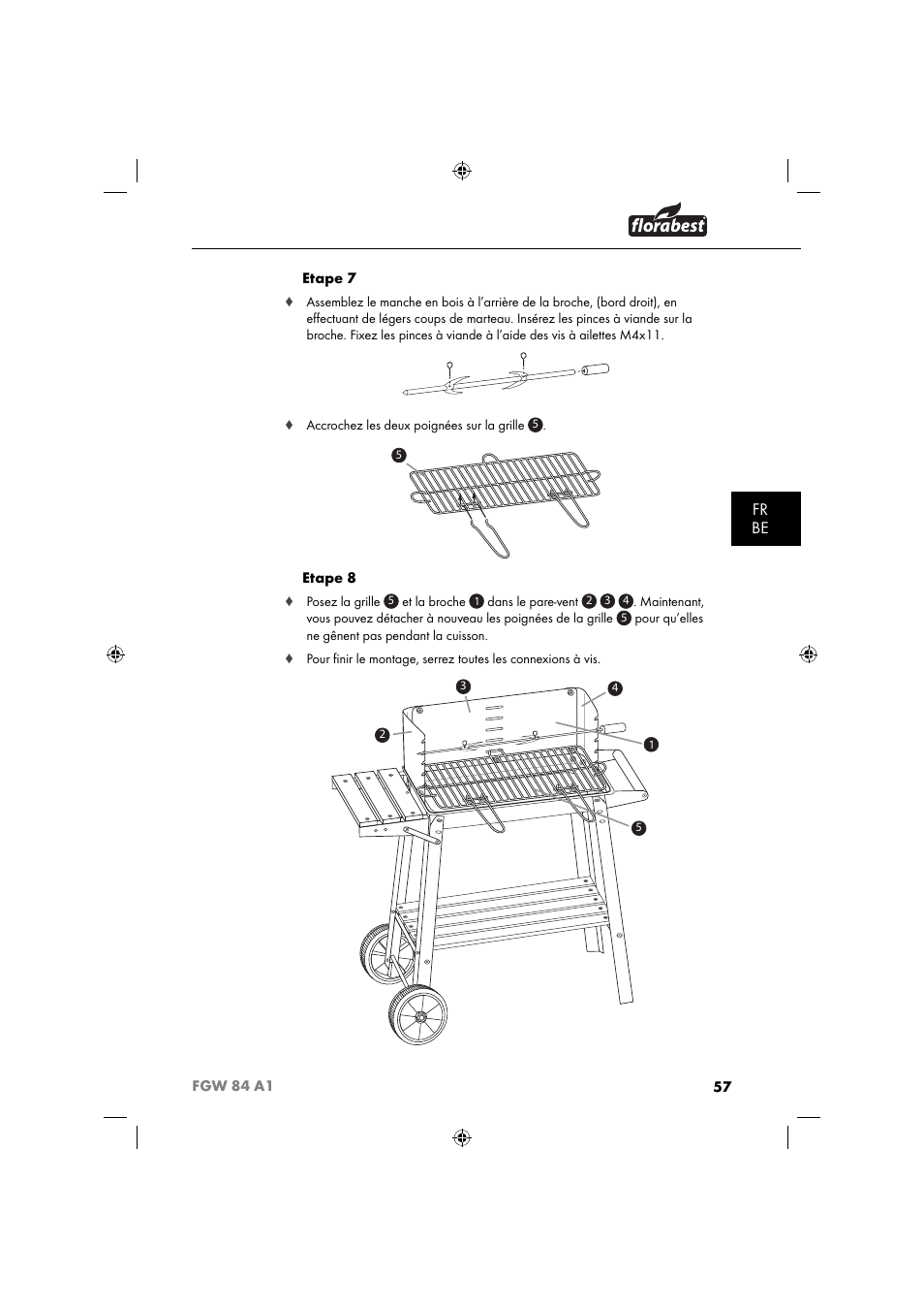 Fr be | Florabest FGW 84 A1 User Manual | Page 60 / 88