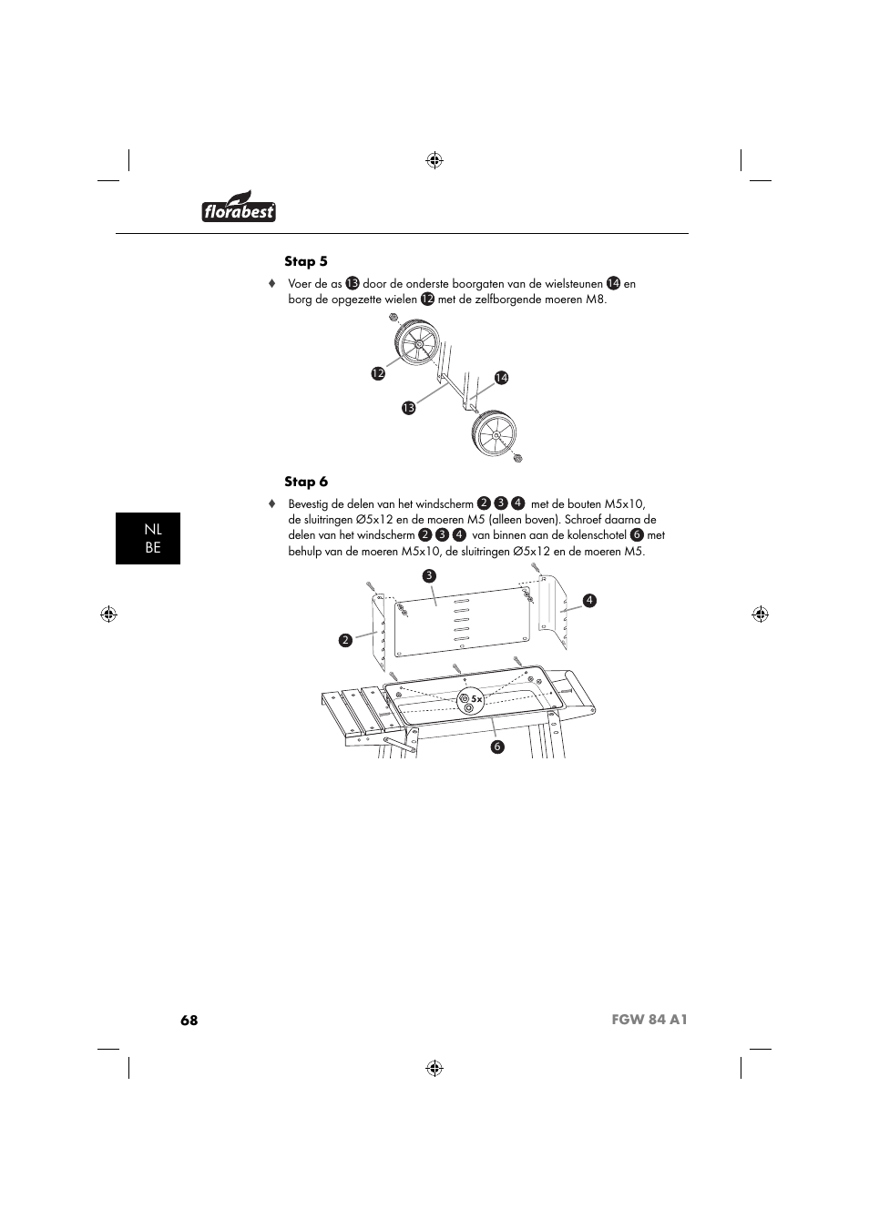 Nl be | Florabest FGW 84 A1 User Manual | Page 71 / 88