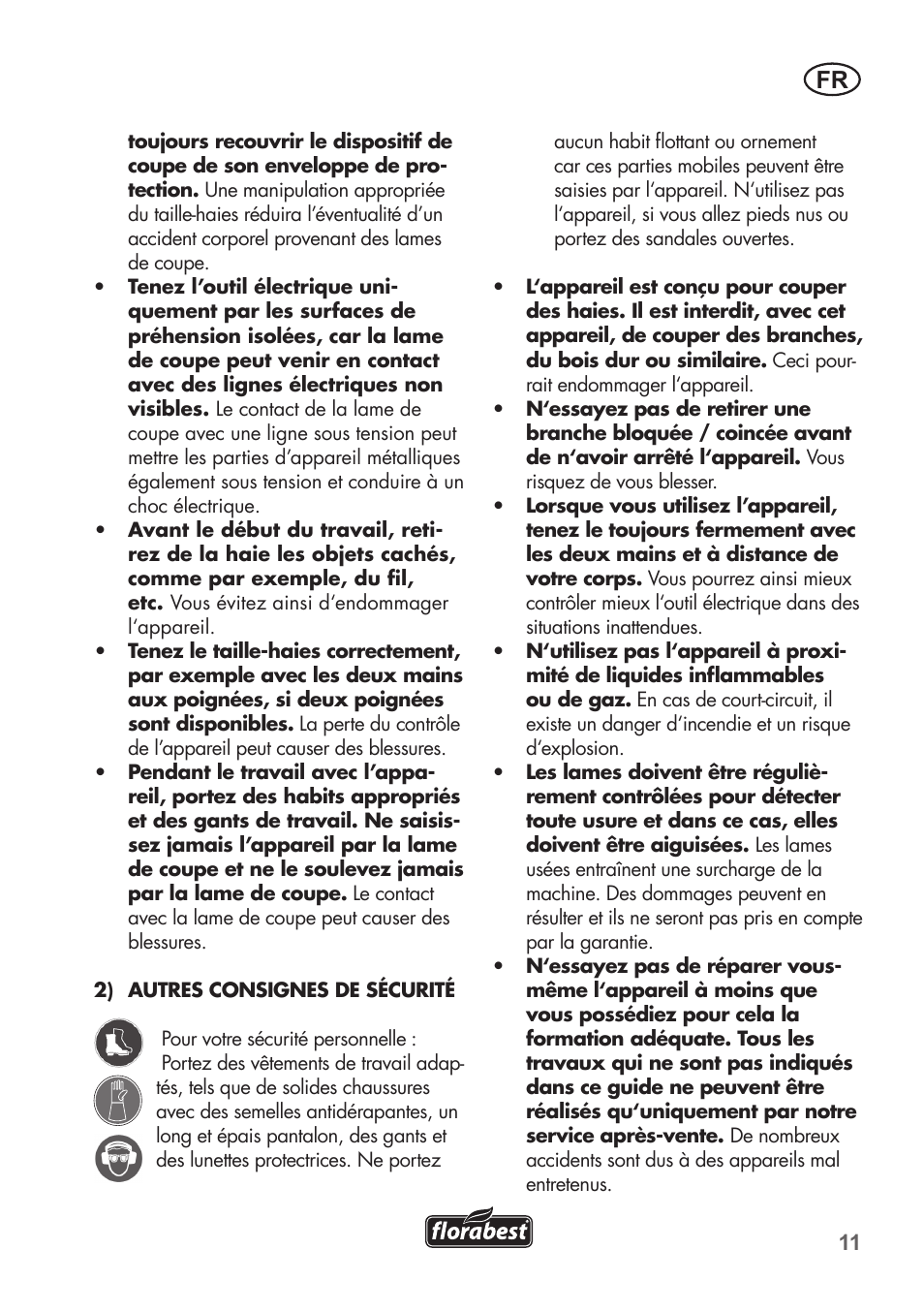 Florabest FAH 18 B2 User Manual | Page 11 / 58
