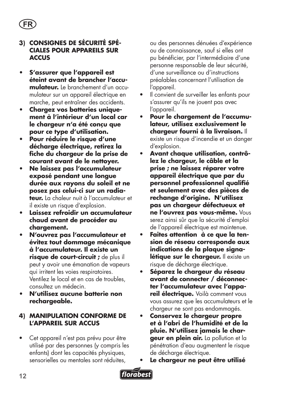 Florabest FAH 18 B2 User Manual | Page 12 / 58