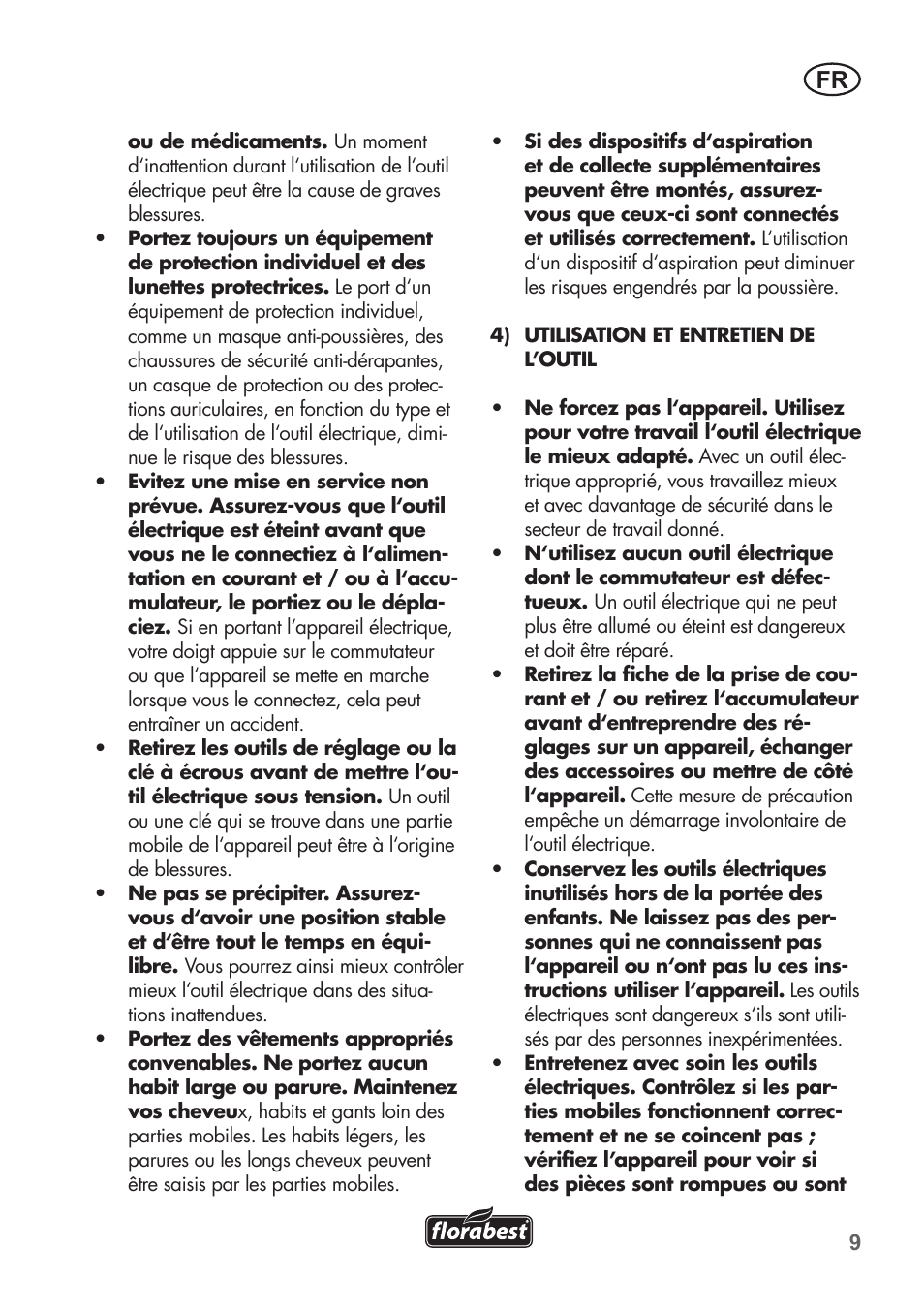 Florabest FAH 18 B2 User Manual | Page 9 / 58