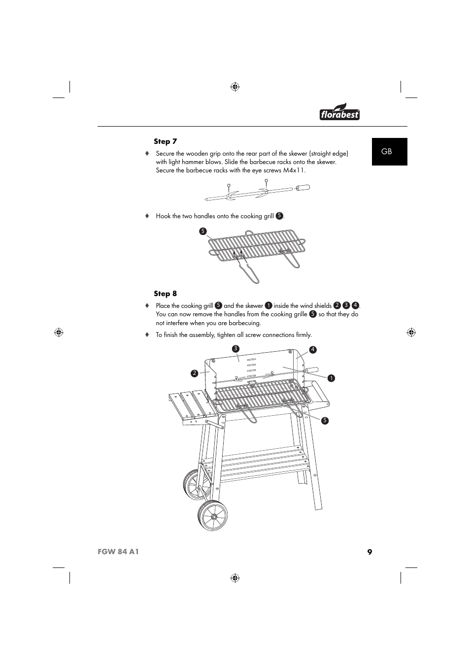Florabest FGW 84 A1 User Manual | Page 12 / 88