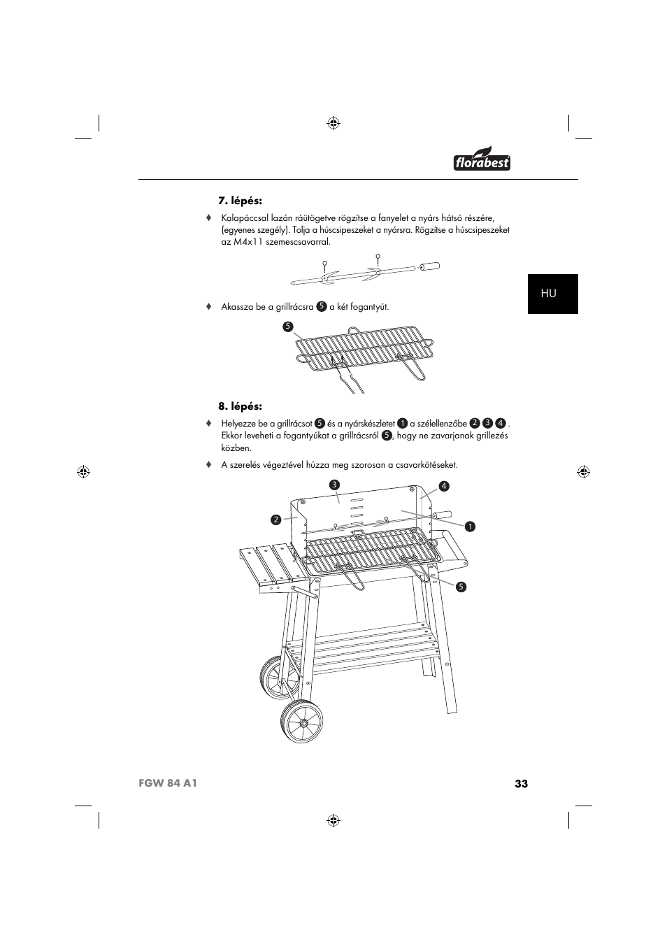 Florabest FGW 84 A1 User Manual | Page 36 / 88