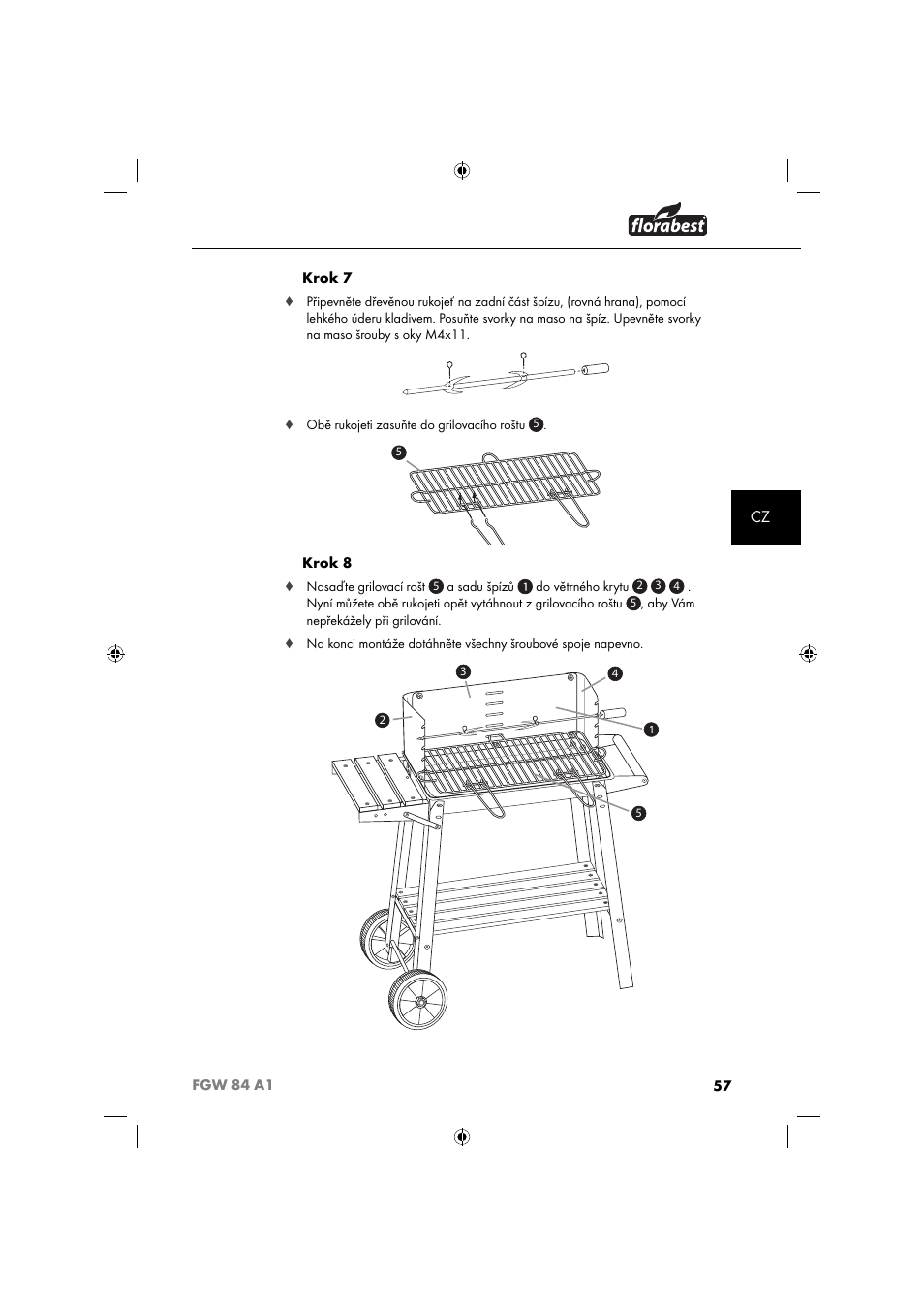 Florabest FGW 84 A1 User Manual | Page 60 / 88