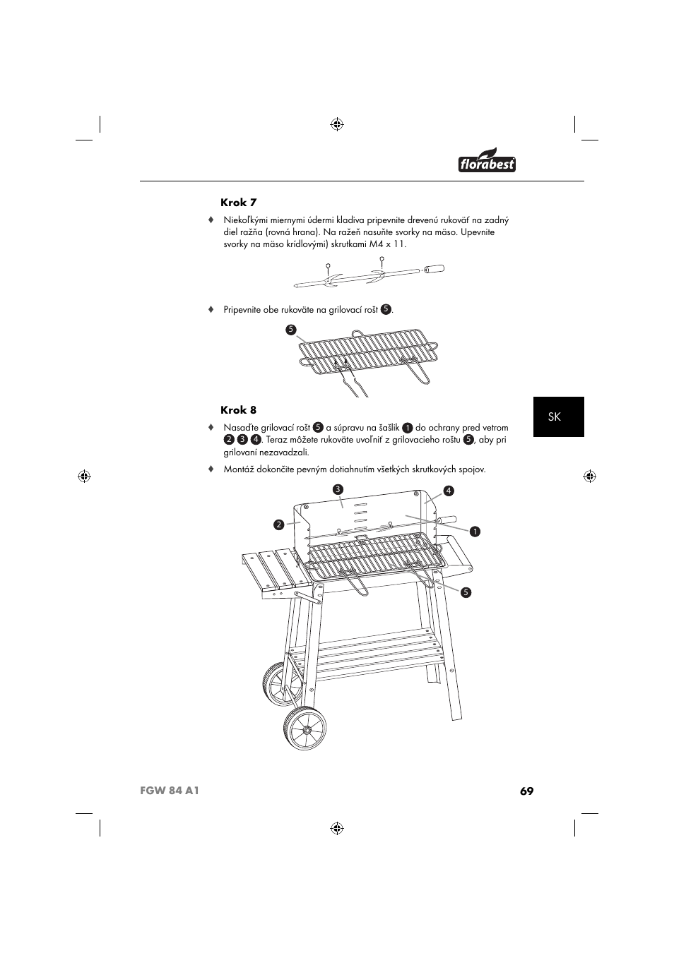 Florabest FGW 84 A1 User Manual | Page 72 / 88