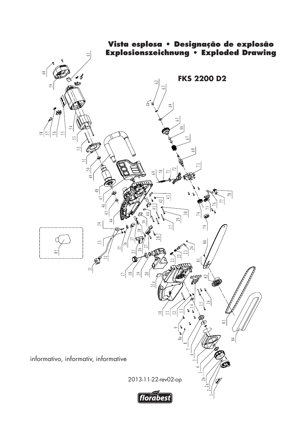 Informativo, informativ, informative | Florabest FKS 2200 D2 User Manual | Page 101 / 104