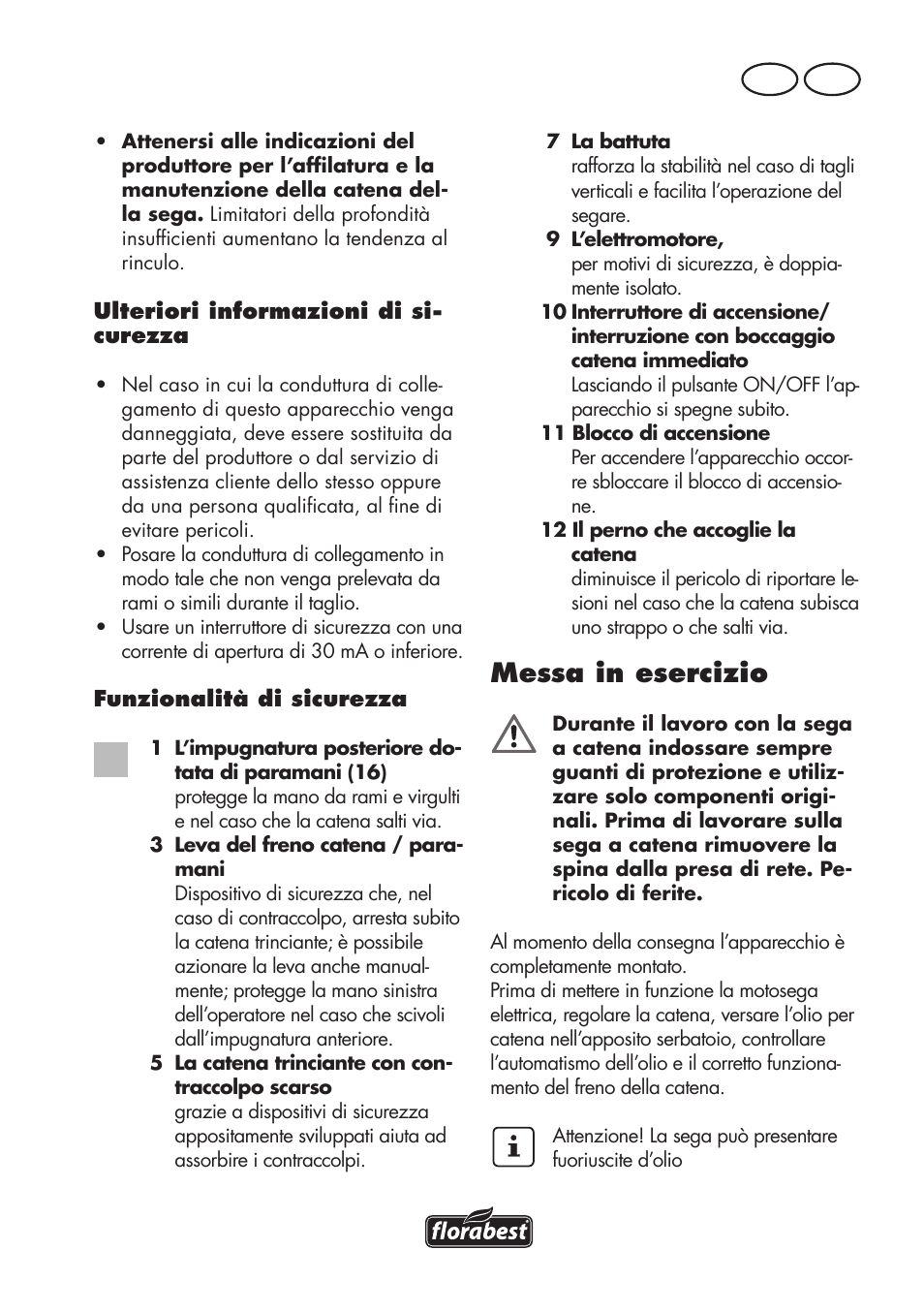 Messa in esercizio, It mt | Florabest FKS 2200 D2 User Manual | Page 13 / 104