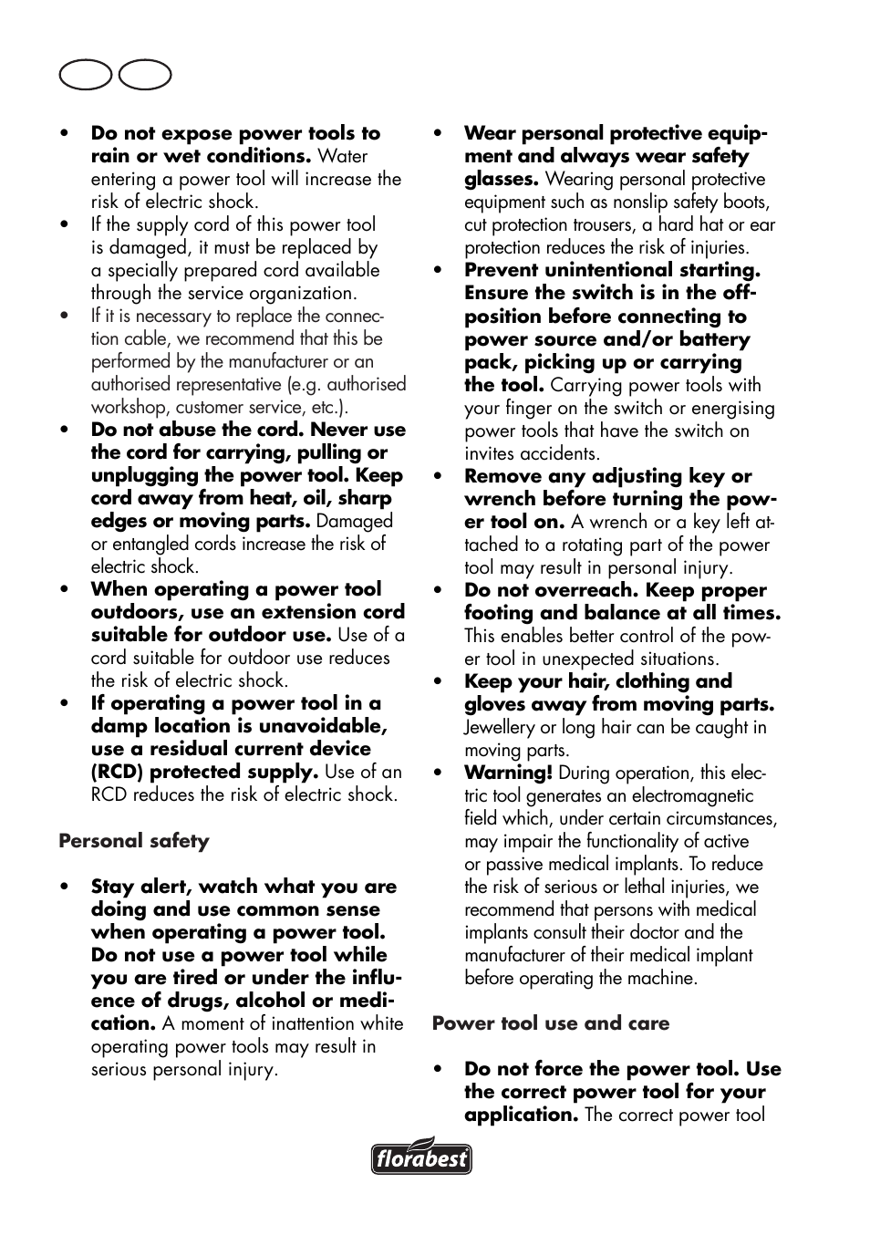 Gb mt | Florabest FKS 2200 D2 User Manual | Page 58 / 104