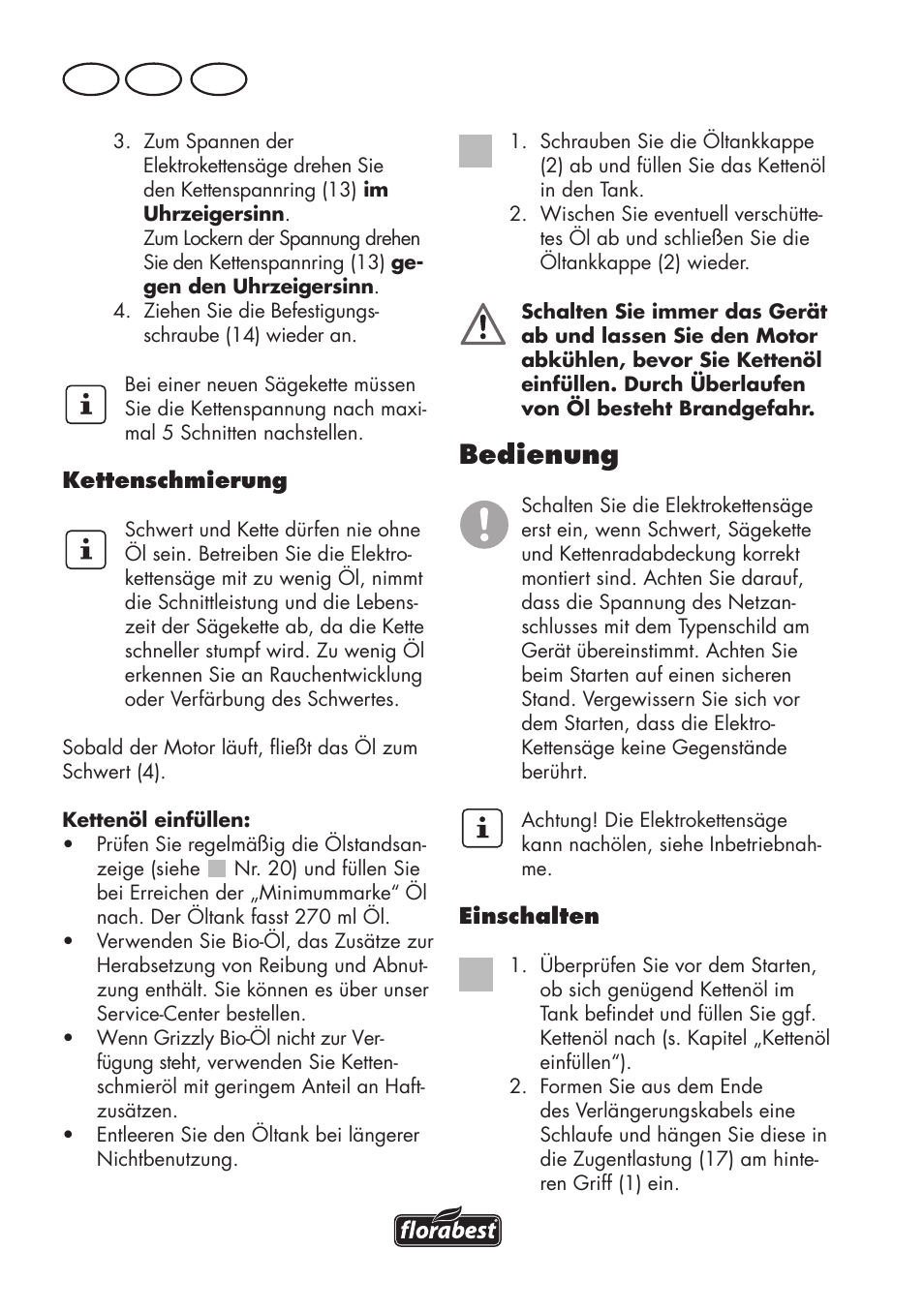 Bedienung, De at ch | Florabest FKS 2200 D2 User Manual | Page 86 / 104