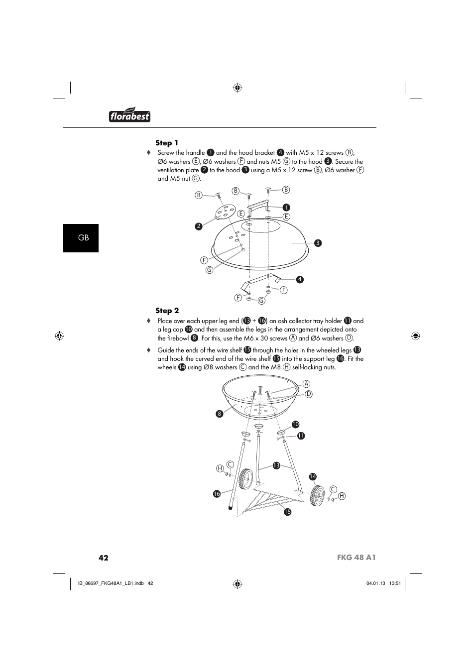 Florabest FKG 48 A1 User Manual | Page 45 / 52