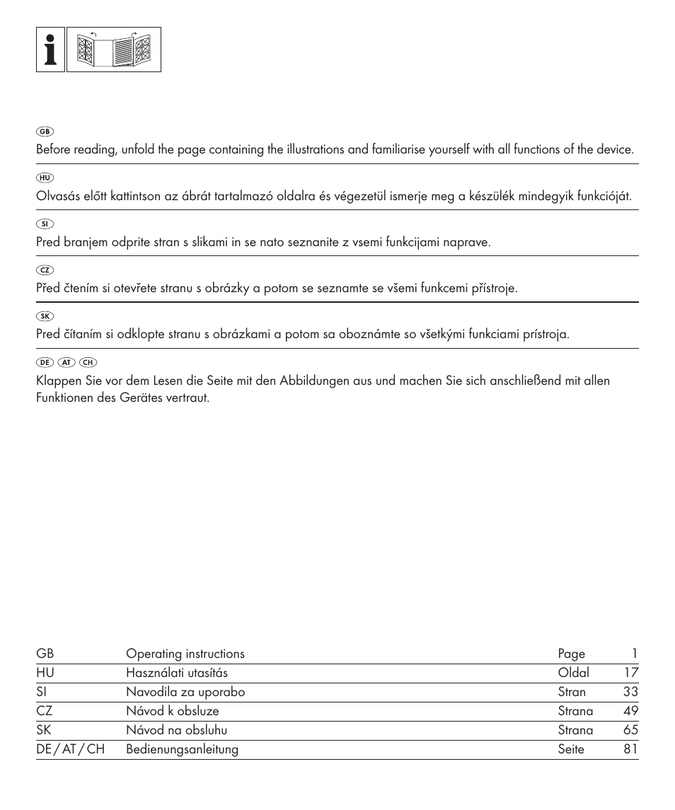 Florabest FBC 7 B2 User Manual | Page 2 / 103