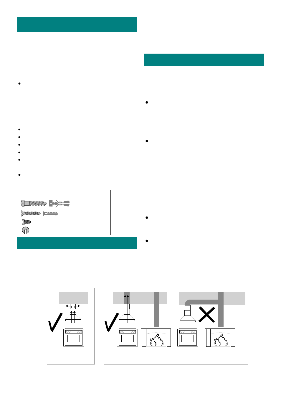 Preparing for installation, Venting air to the outside, Recirculating filtered air | Defy Appliances DCH284 User Manual | Page 3 / 10