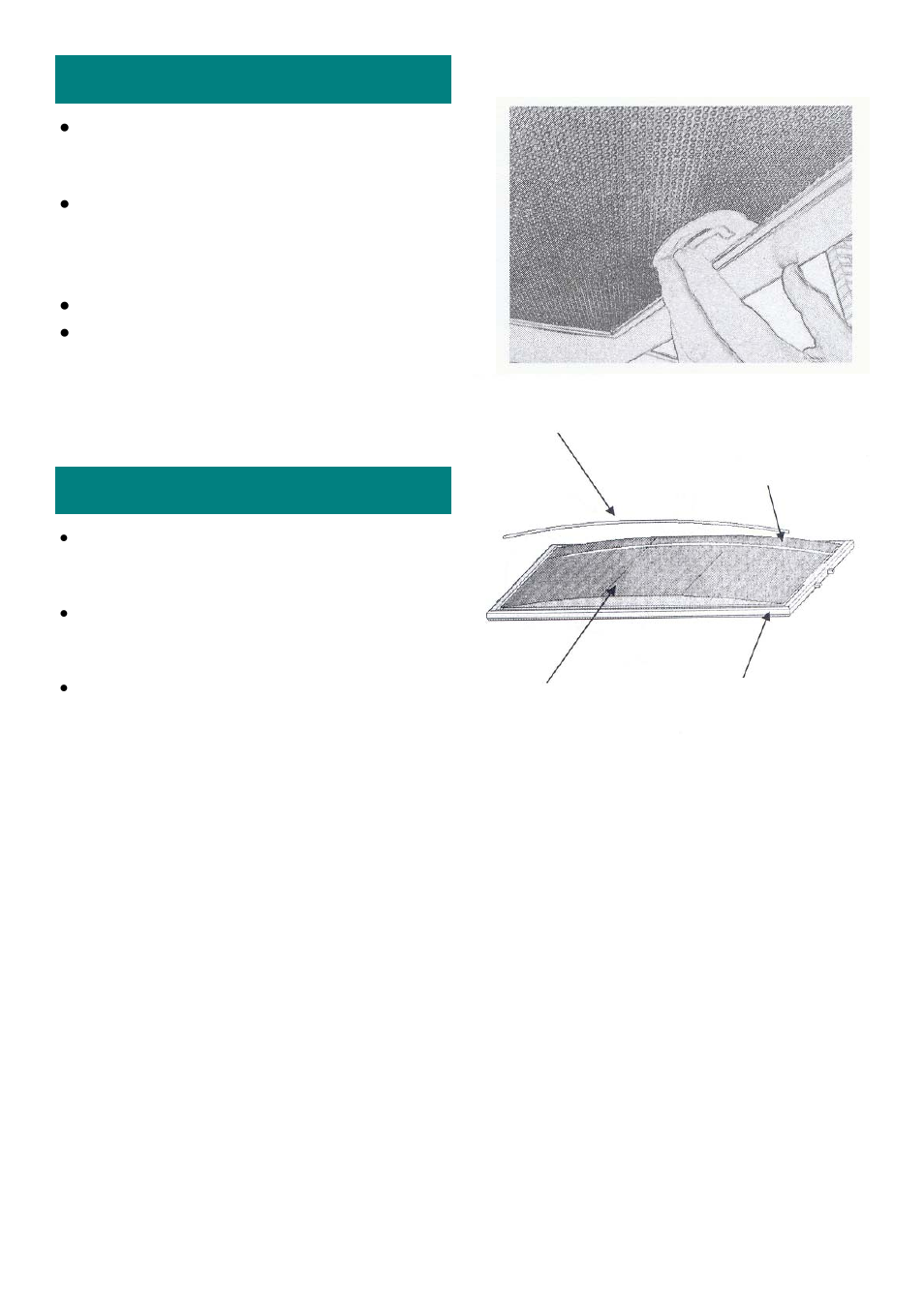 Optional carbon pad filters, Grease filters | Defy Appliances DCH284 User Manual | Page 6 / 10