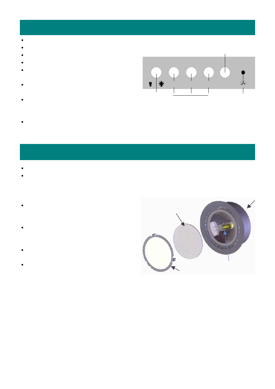 Replacing the light bulbs, Operation | Defy Appliances DCH284 User Manual | Page 7 / 10
