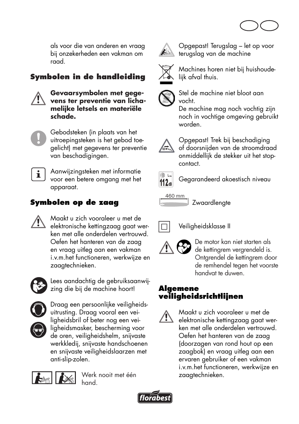 Be nl | Florabest FKS 2200 D2 User Manual | Page 29 / 100