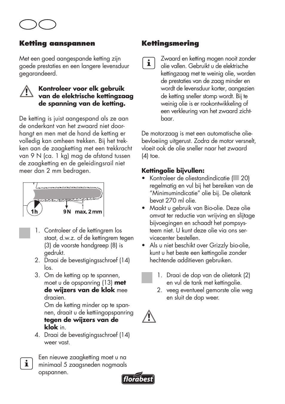Nl be | Florabest FKS 2200 D2 User Manual | Page 36 / 100