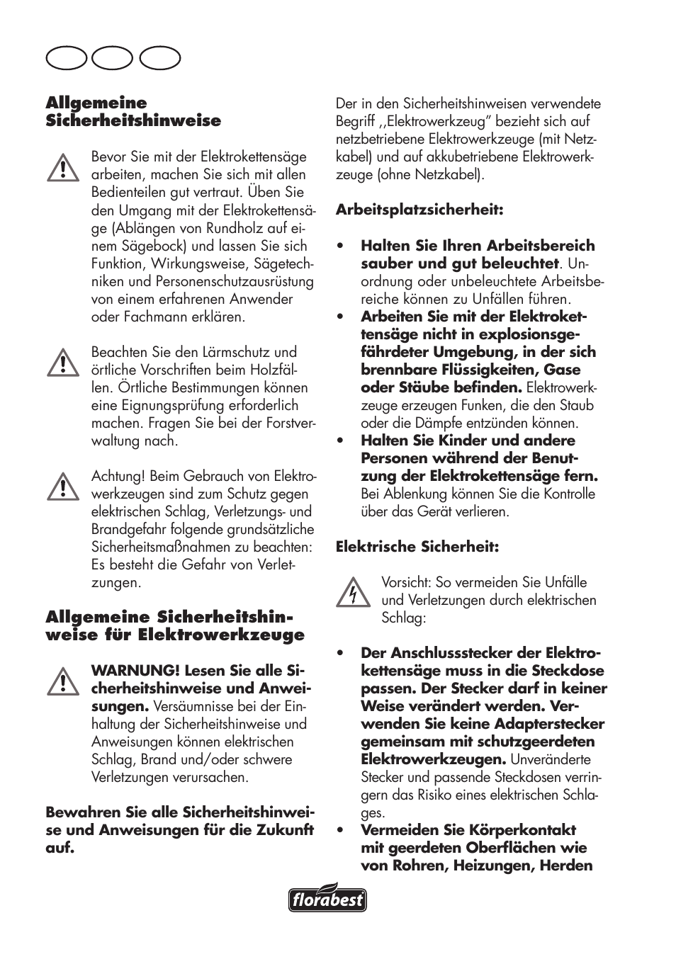 De at ch | Florabest FKS 2200 D2 User Manual | Page 52 / 100