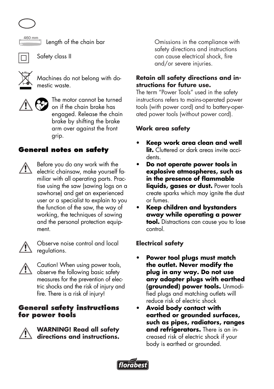 Florabest FKS 2200 D2 User Manual | Page 76 / 100