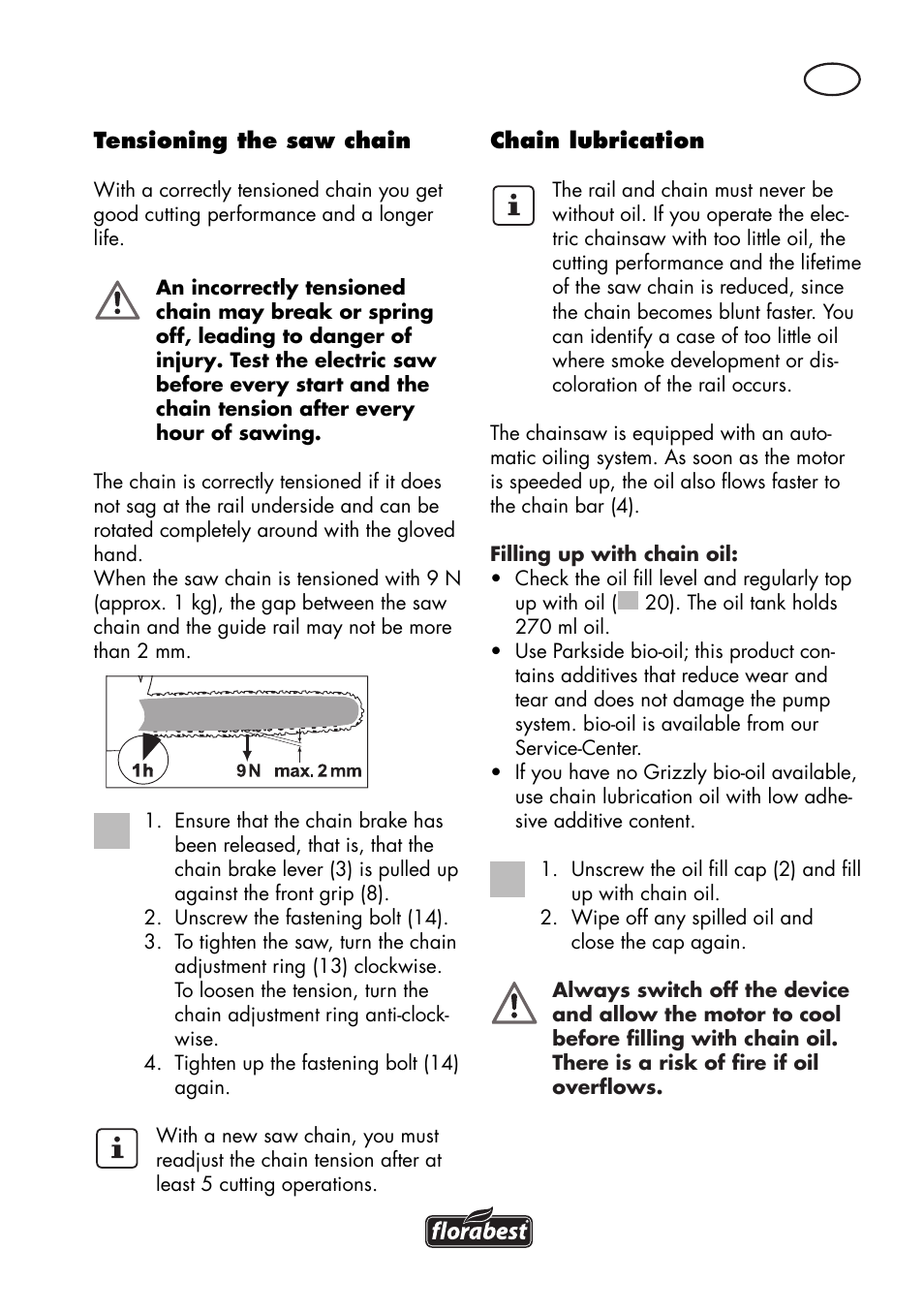 Florabest FKS 2200 D2 User Manual | Page 81 / 100