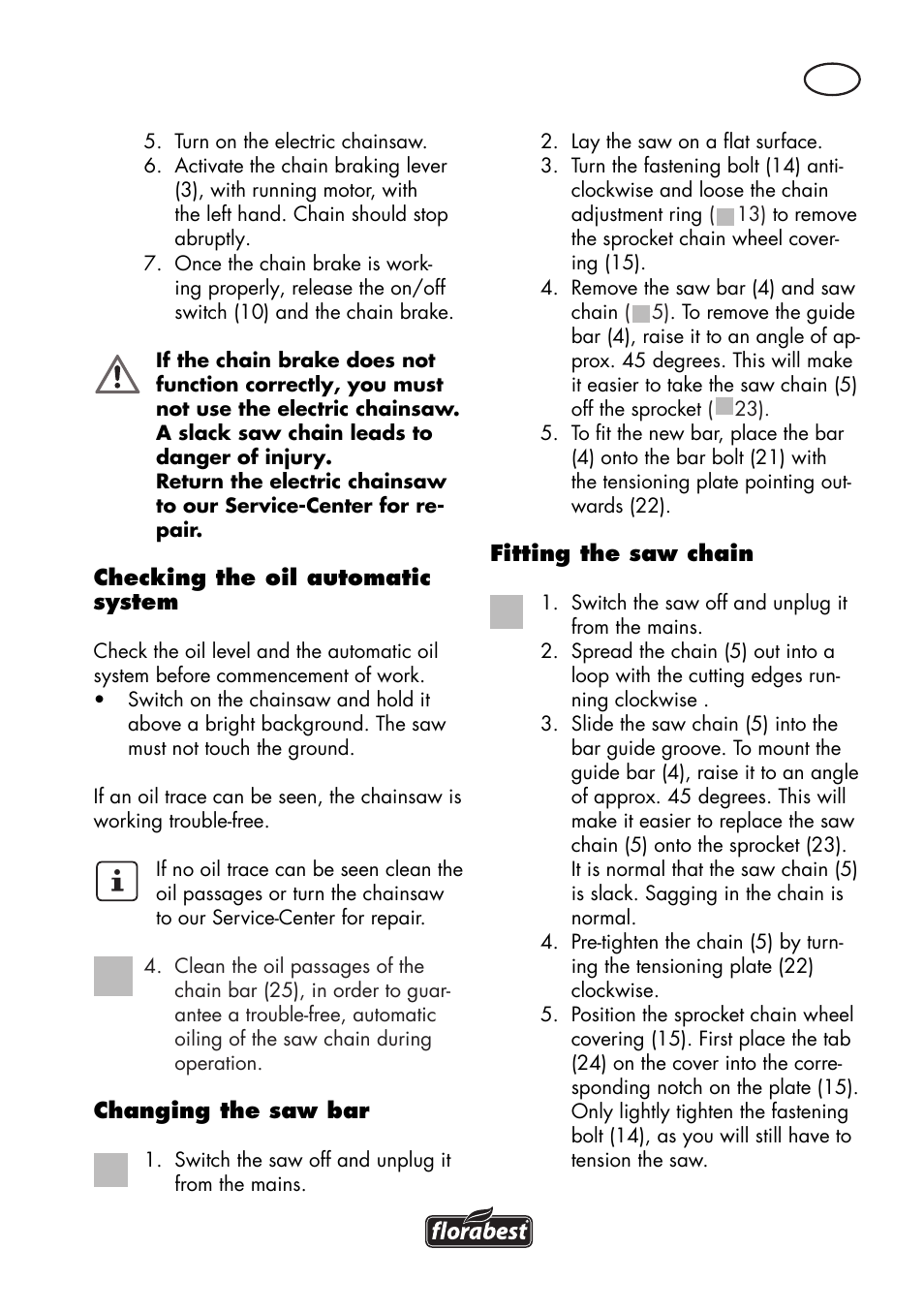 Florabest FKS 2200 D2 User Manual | Page 83 / 100