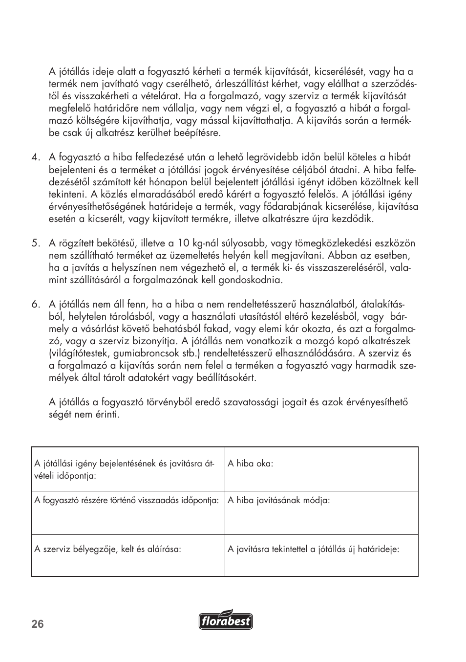 Florabest FHM 38 A1 User Manual | Page 26 / 46