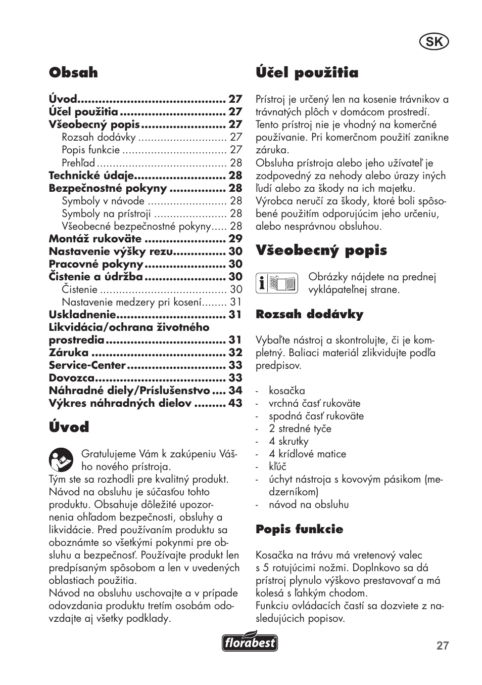 Florabest FHM 38 A1 User Manual | Page 27 / 46