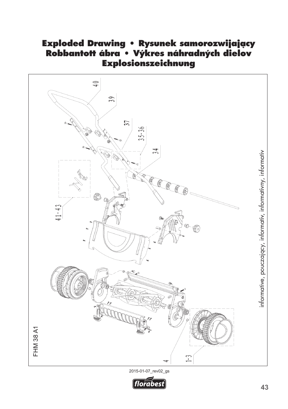 Florabest FHM 38 A1 User Manual | Page 43 / 46