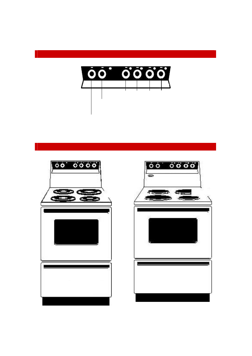 Controls, Features | Defy Appliances 520 User Manual | Page 5 / 6