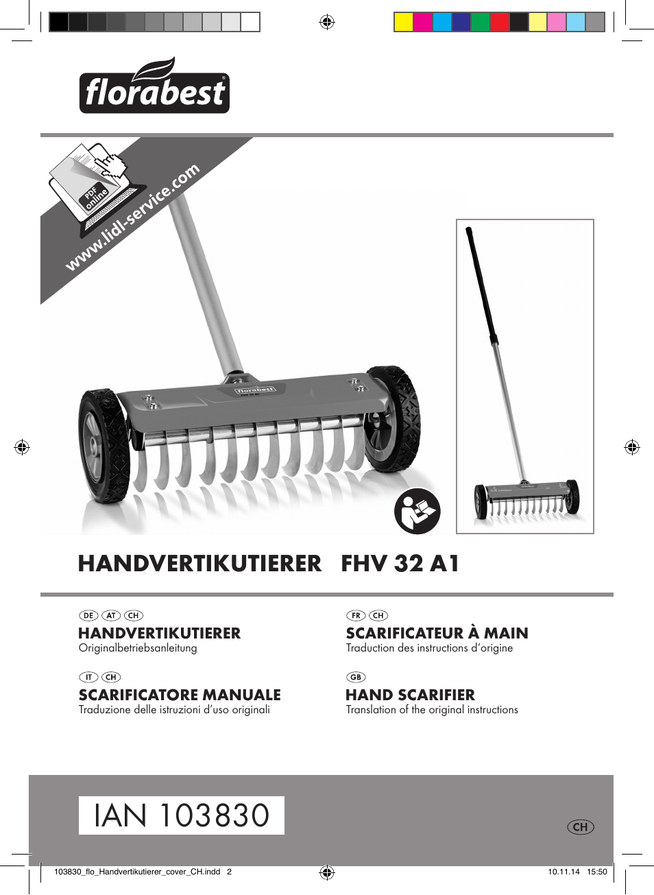 Florabest FHV 32 A1 User Manual | 20 pages