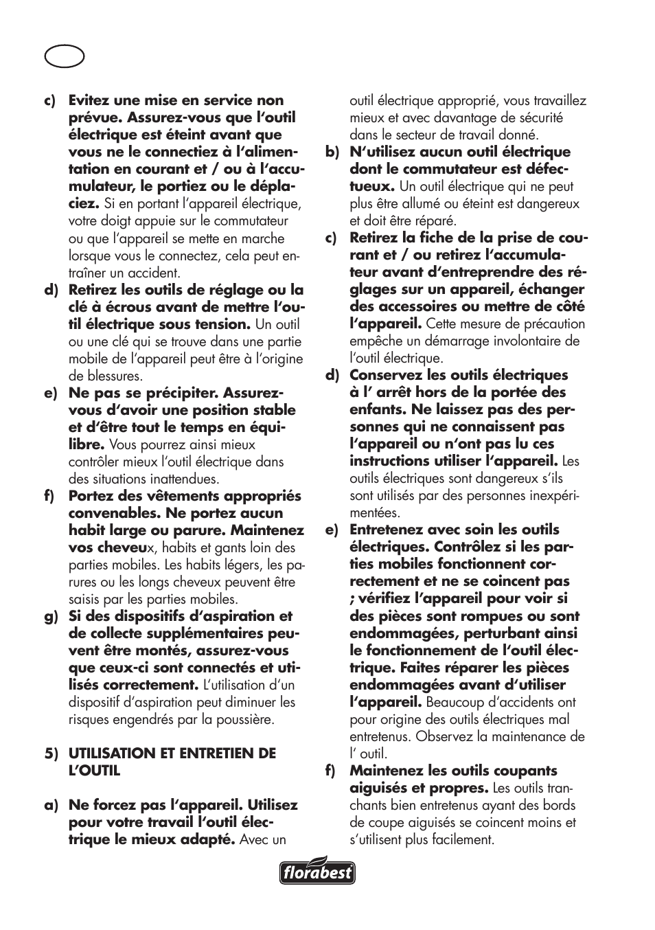 Florabest FAT 18 B3 User Manual | Page 10 / 68