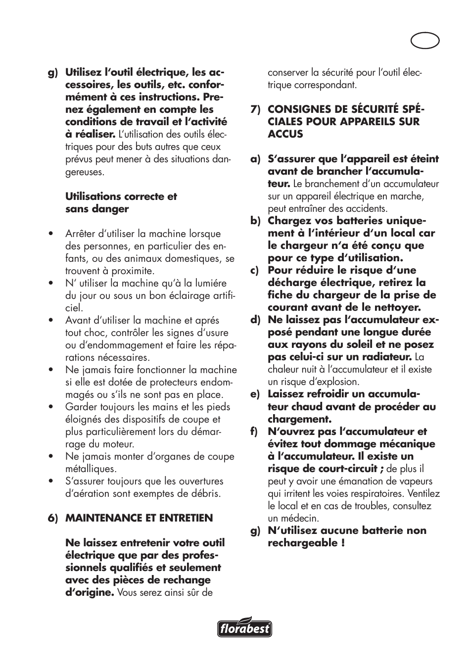 Florabest FAT 18 B3 User Manual | Page 11 / 68
