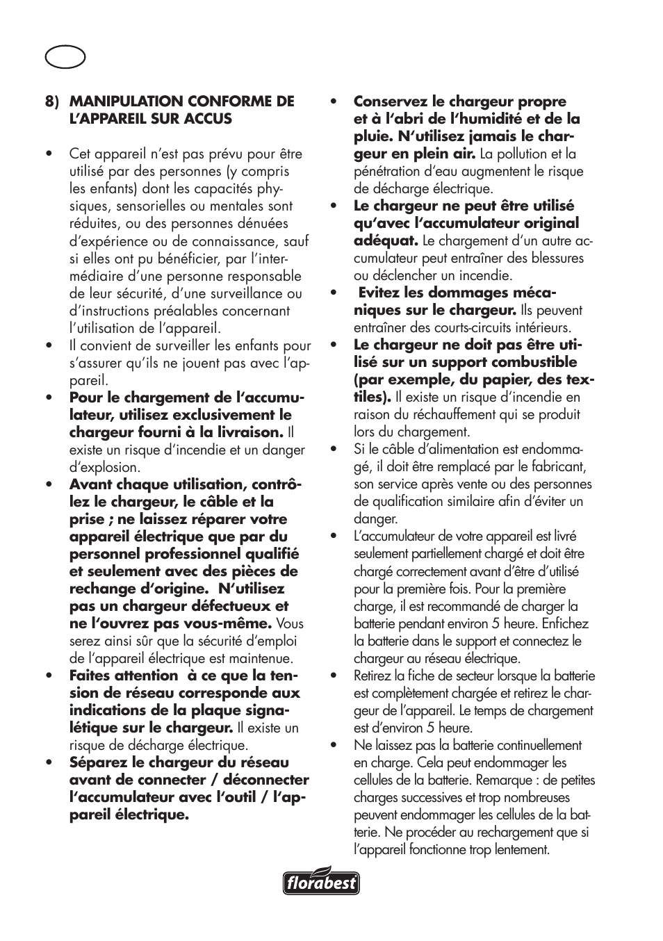 Florabest FAT 18 B3 User Manual | Page 12 / 68