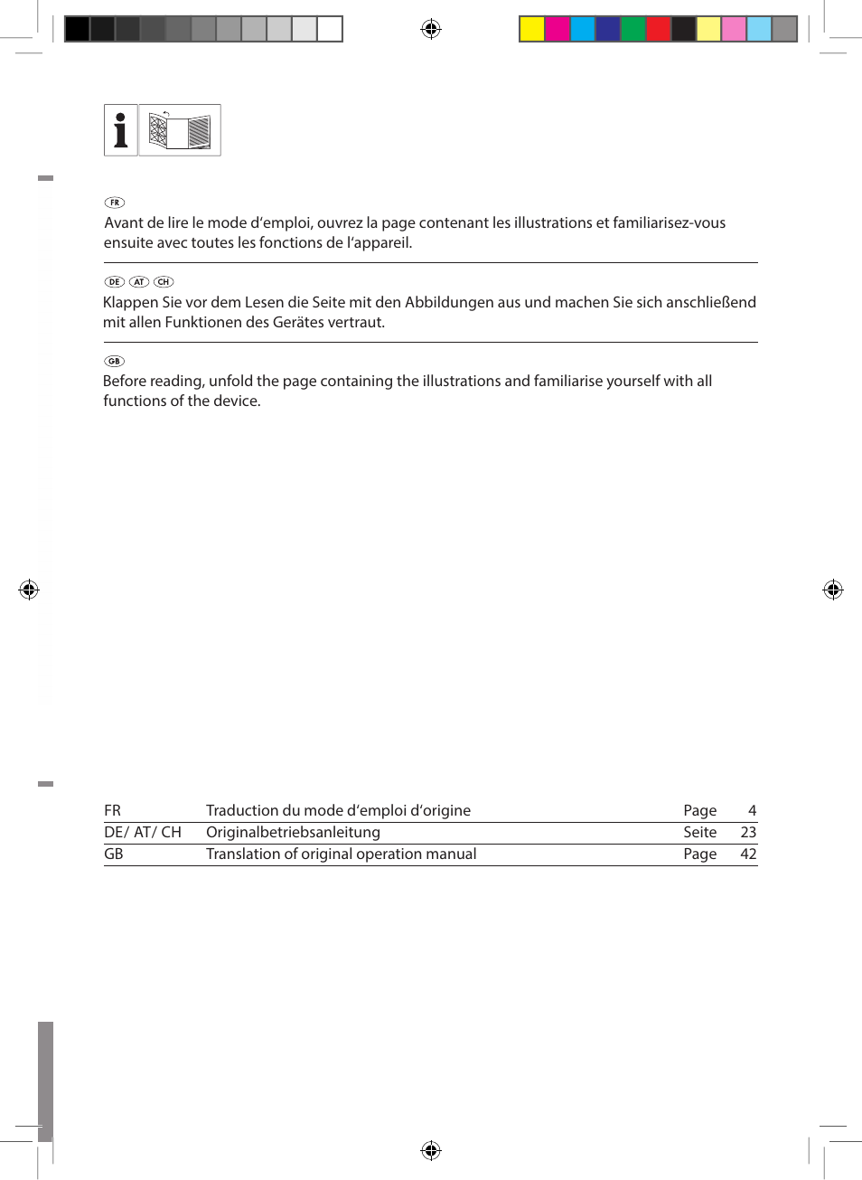 Florabest FAT 18 B3 User Manual | Page 2 / 68