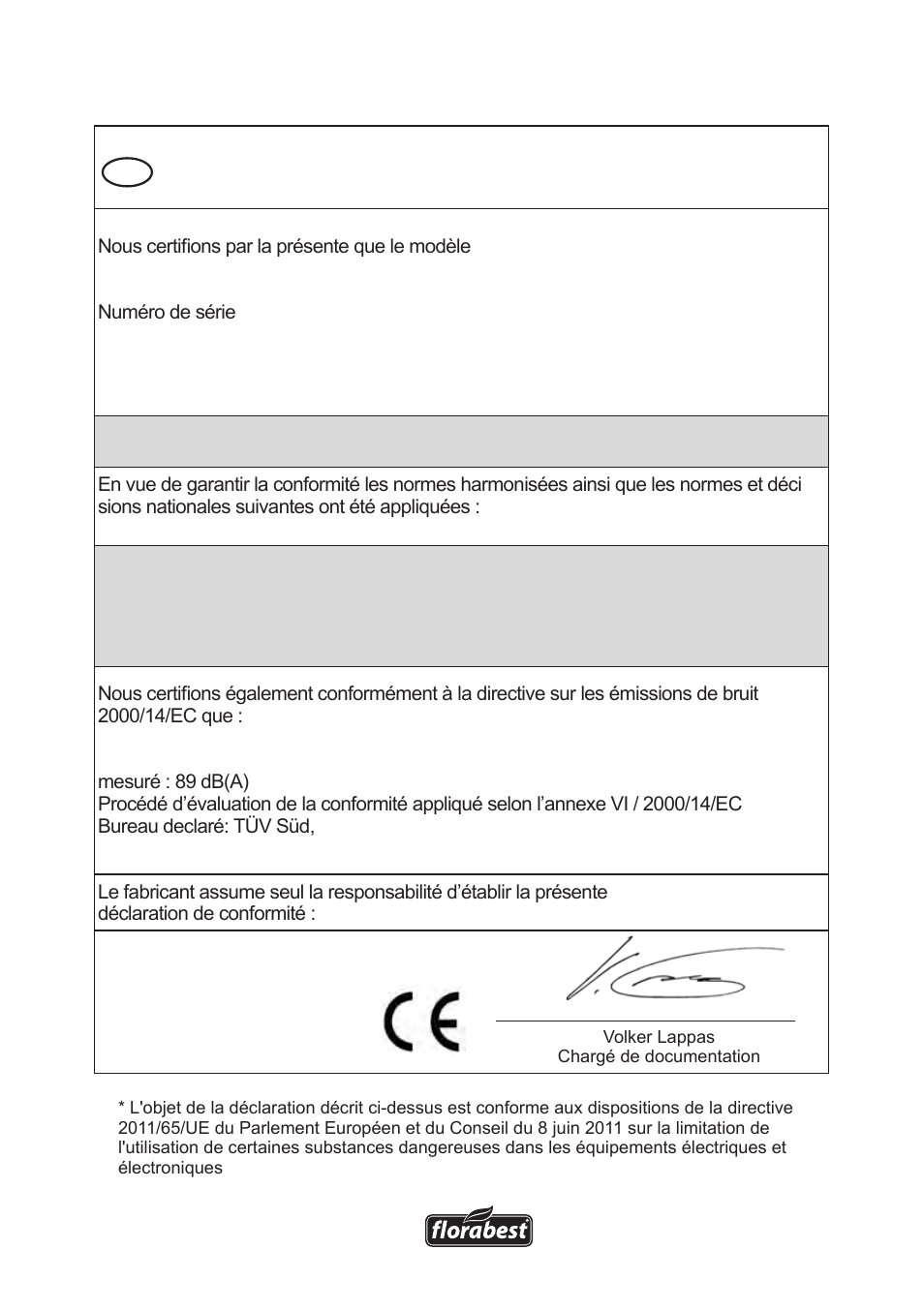 Florabest FAT 18 B3 User Manual | Page 59 / 68