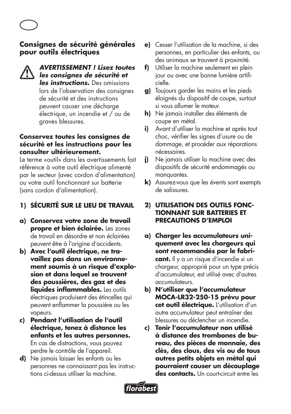 Florabest FAT 18 B3 User Manual | Page 8 / 68